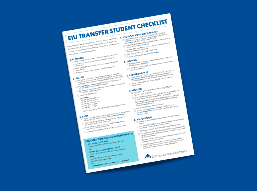 EIU Transfer Checklist