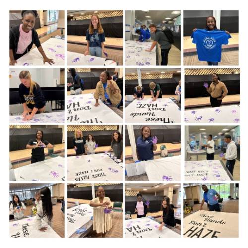 collage of students