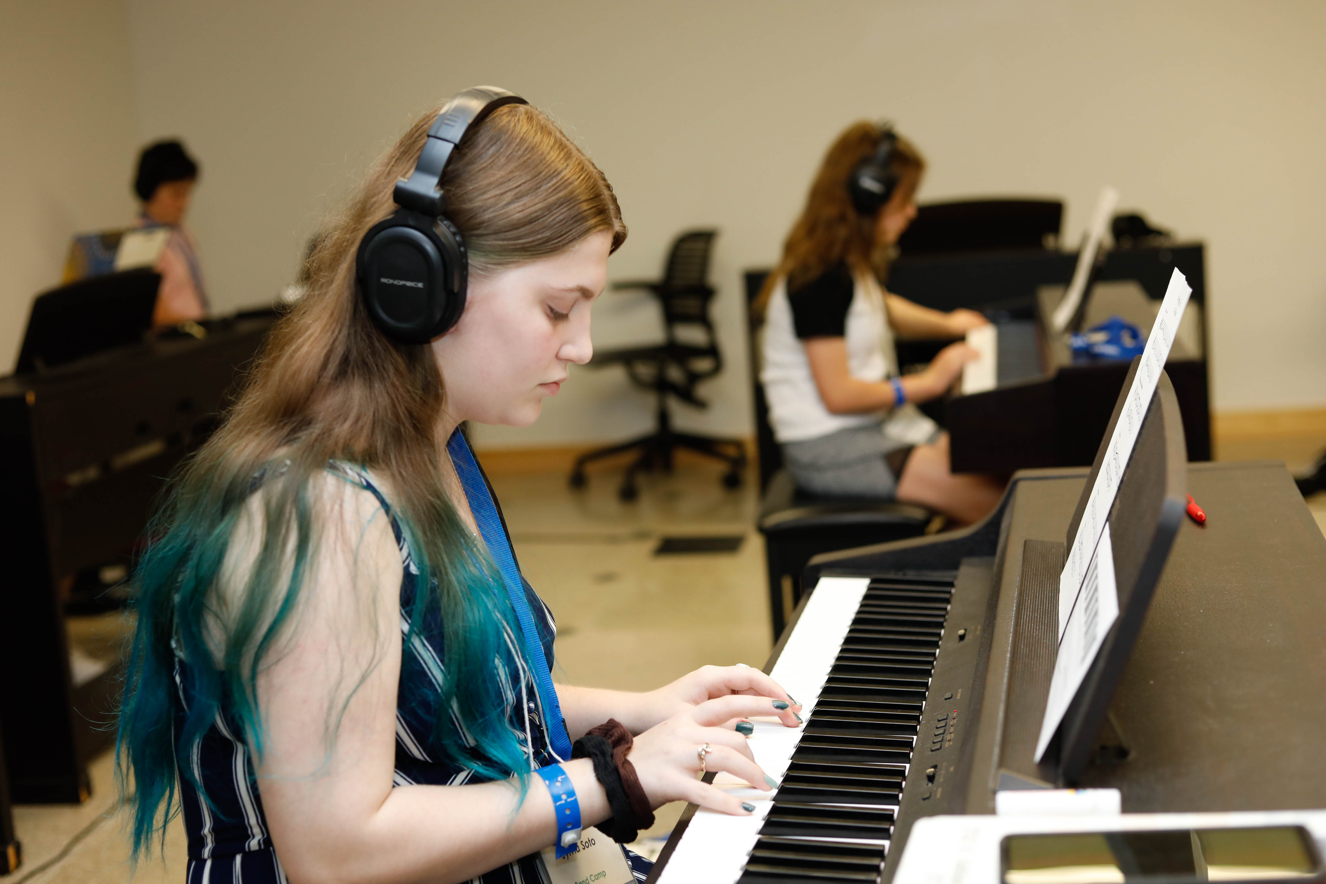 Piano class photo