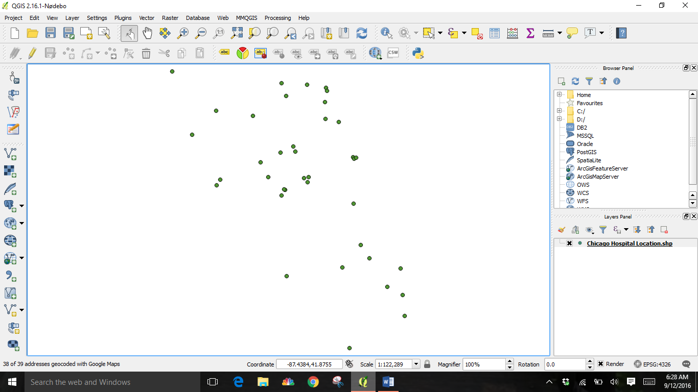 geocoding layer